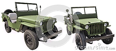 Willys MB - U.S. Army road vehicle Stock Photo