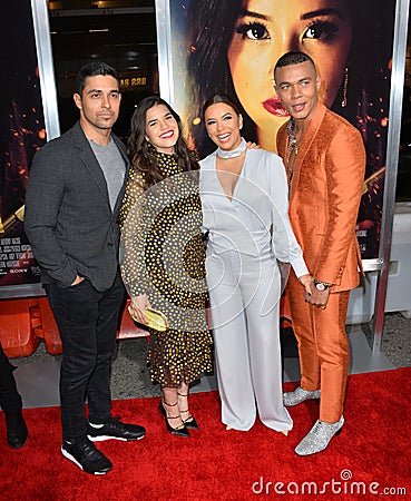 Wilmer Valderrama, America Ferrara, Eva Longoria & Ismael Cruz Cordova Editorial Stock Photo