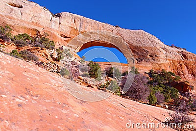 Wilson arch, moab ut. Stock Photo