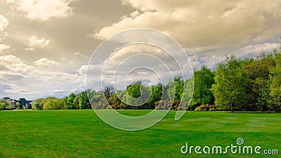 Wimbledon Common-Golf Course Stock Photo