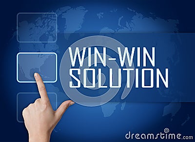 Win-Win Solution Stock Photo