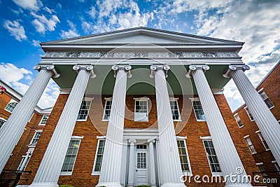 Winchester Hall, in Frederick, Maryland. Stock Photo