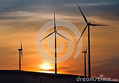 Wind energy Stock Photo