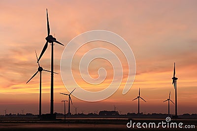 Wind energy Stock Photo