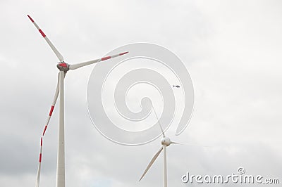 Wind energy. Stock Photo