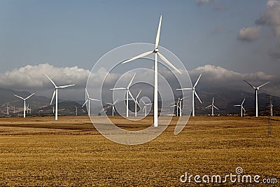 Wind farm Stock Photo