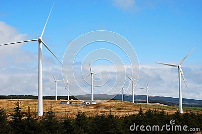 Wind Farm. Stock Photo