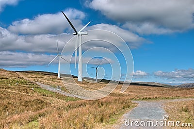 Wind farm Stock Photo