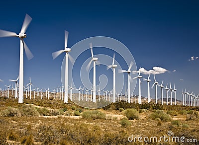 Wind Farm Stock Photo