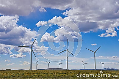 Wind Farm Stock Photo