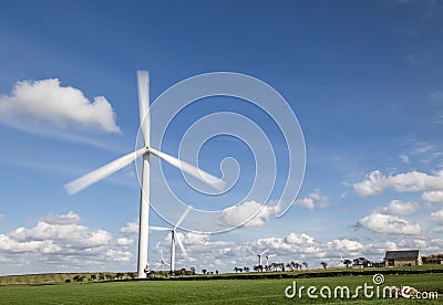 Wind Farm Stock Photo