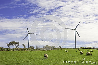 Wind farm Uk Stock Photo