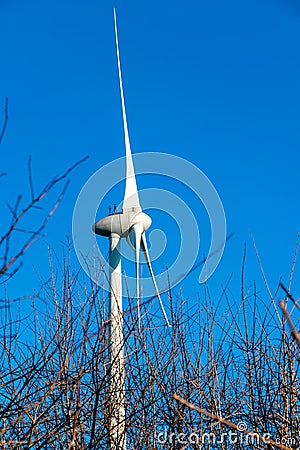 wind generator alternative for electricity Stock Photo