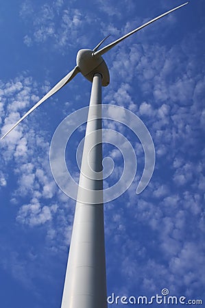 Wind power generator Stock Photo