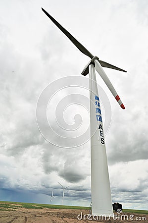 Wind power generator Editorial Stock Photo