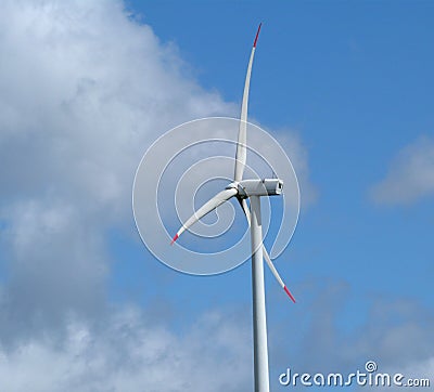 Wind power generator (detail) Stock Photo