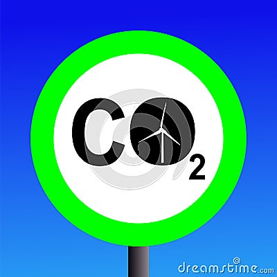 Wind power sign Vector Illustration