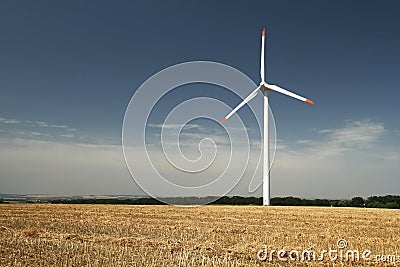 Wind power Stock Photo