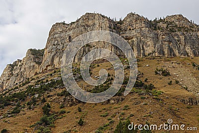 Wind River Canyon, Wyoming Stock Photo