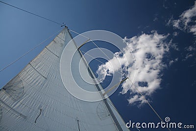 Wind in the sails Stock Photo