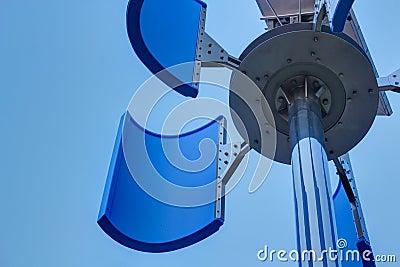 Wind solar Stock Photo