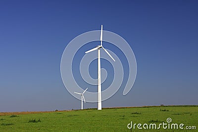 Wind turbine Stock Photo