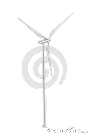 Wind Turbine Vector Illustration