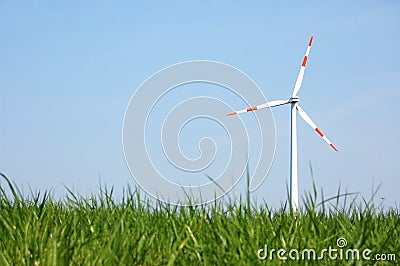 Wind turbine Stock Photo