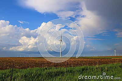 Wind turbine Stock Photo