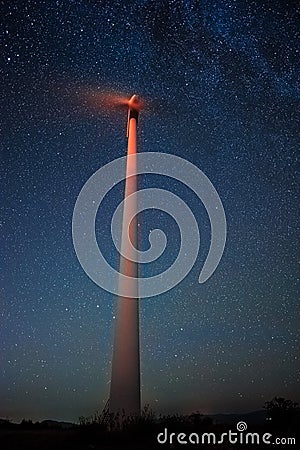 Wind power generator Stock Photo