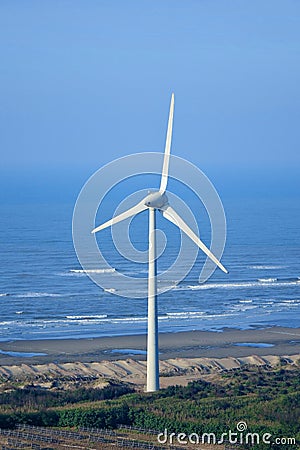 Wind turbine Stock Photo