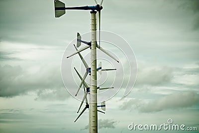 Wind turbine Stock Photo