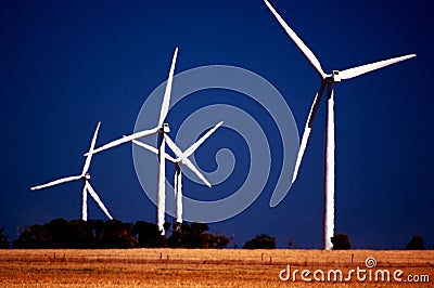 Wattle Point Wind Farm Stock Photo