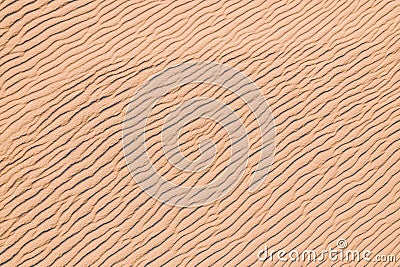 Wind wave vortices in sand background from aerial top view Stock Photo