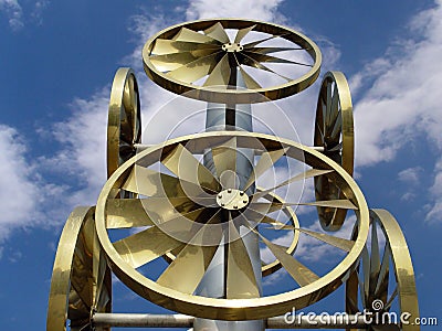 Wind wheel Stock Photo