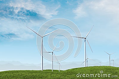 Wind wheel Stock Photo