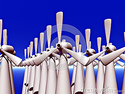 Windfarm Stock Photo