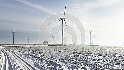 Windfarm Stock Photo