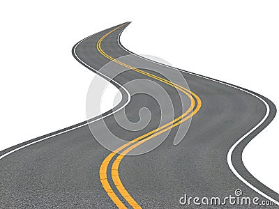 Winding Road Stock Photo