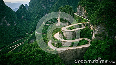 The winding road Stock Photo