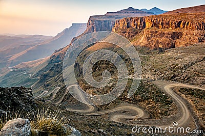 Kingdom of Lesotho picture Stock Photo