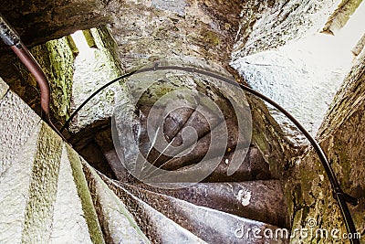 Winding Stairs at Blarney Castle Stock Photo