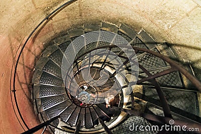 Winding stairs Stock Photo