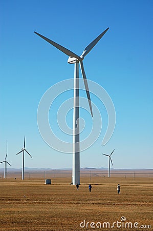 Windmill Stock Photo