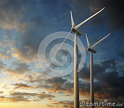 Windmill Stock Photo