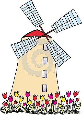 Windmill Stock Photo