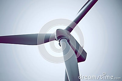 Windmill alternative ecological energy. Stock Photo