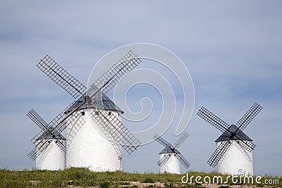 Windmill, Campo de Criptana Stock Photo