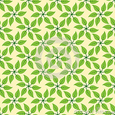 Windmill leaves pattern Vector Illustration