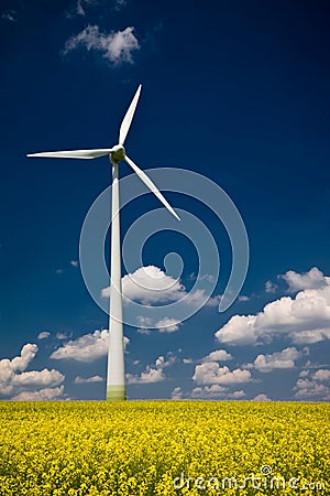 Windmill with Stock Photo